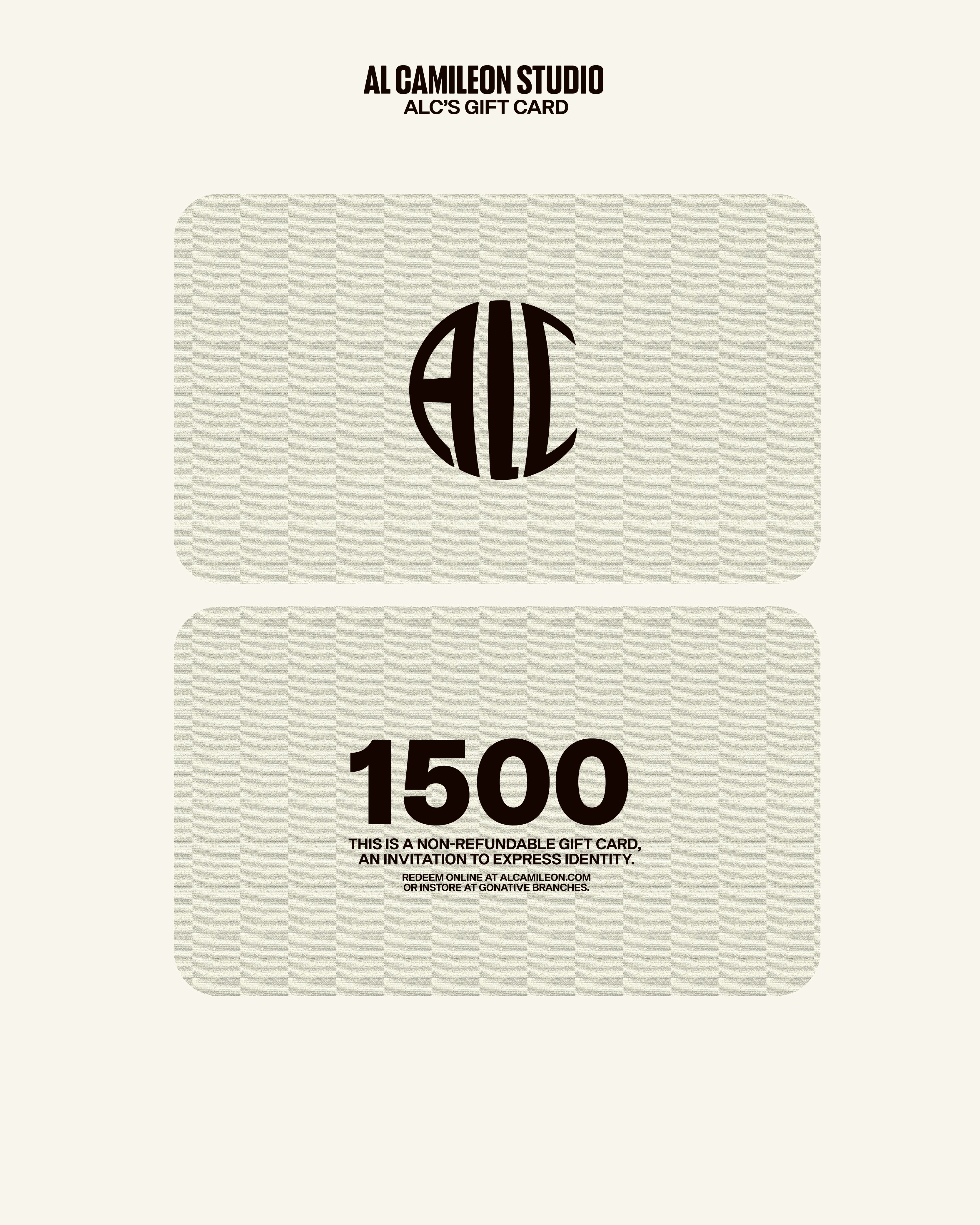 Al Camileon Studio Gift Card-2