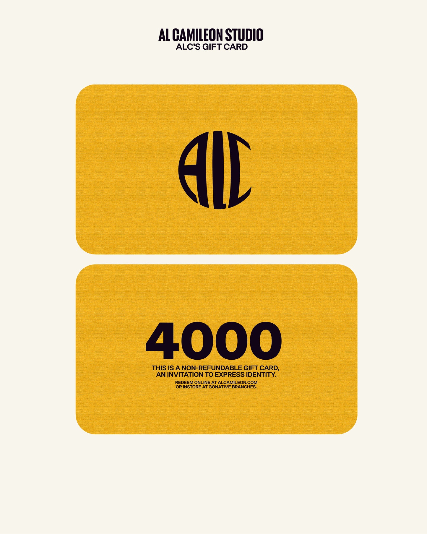 Al Camileon Studio Gift Card