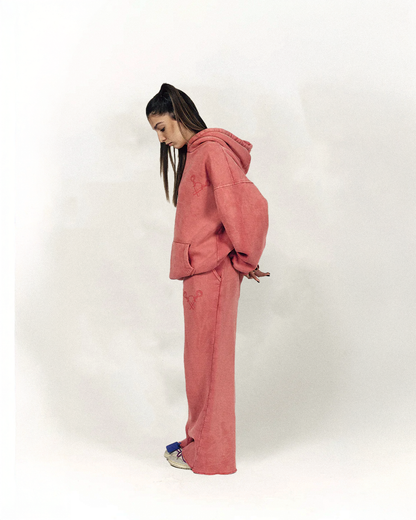 AL CAMILEON STUDIO X DARA'S ICE CREAM Aged Pink Sweatpants