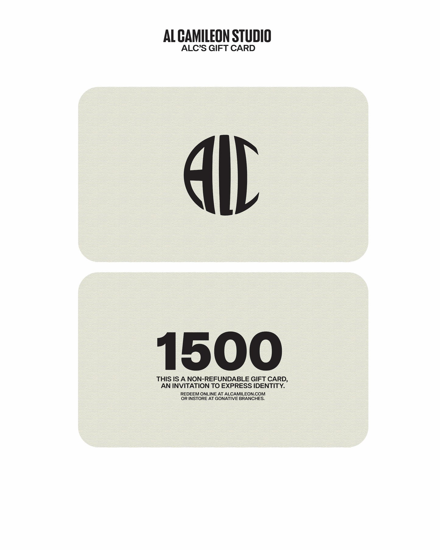 Al Camileon Studio Gift Card