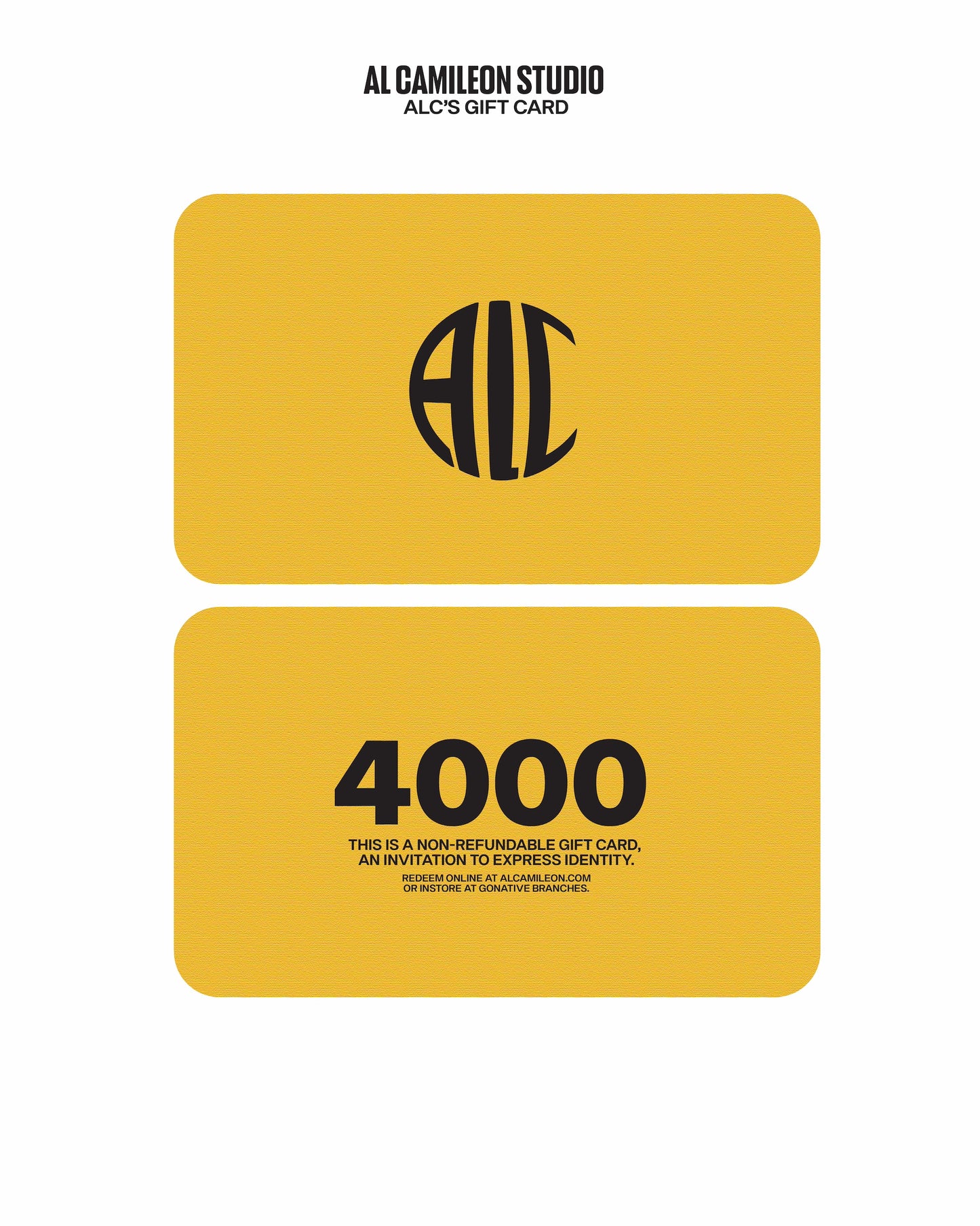 Al Camileon Studio Gift Card