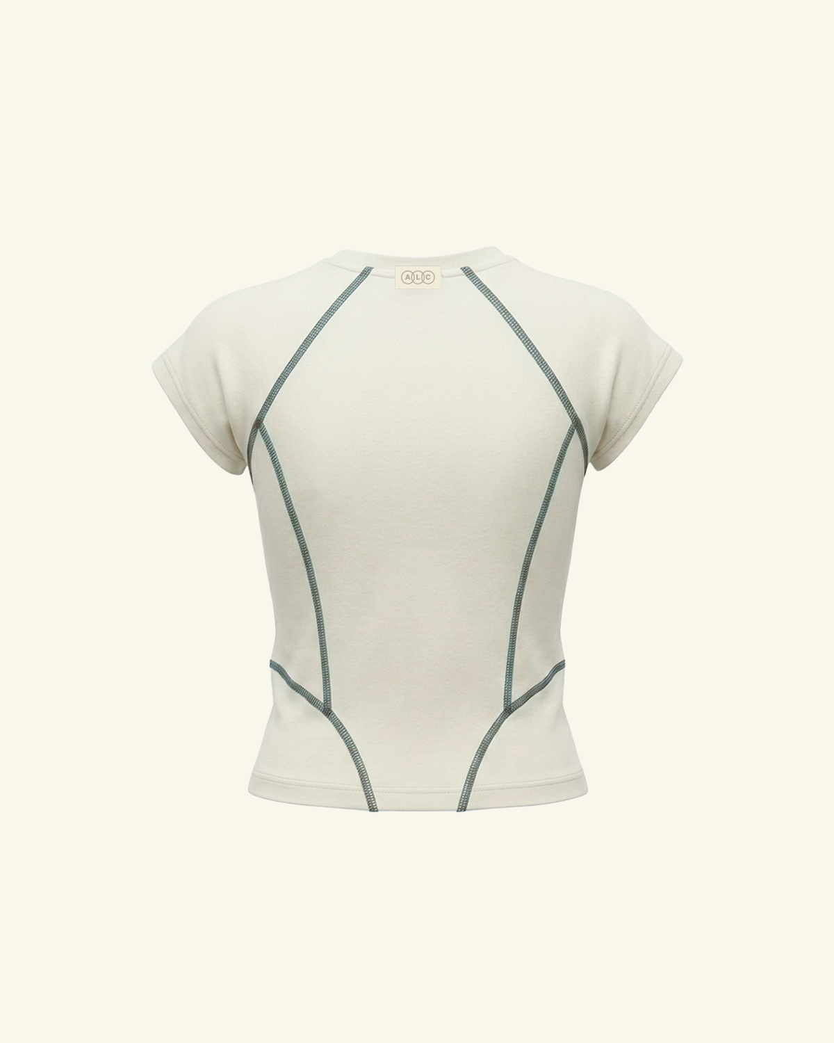 Sage Fitted T-Shirt-4