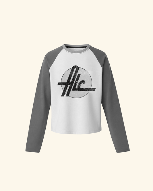 Graphite Long Sleeve Baseball T-Shirt