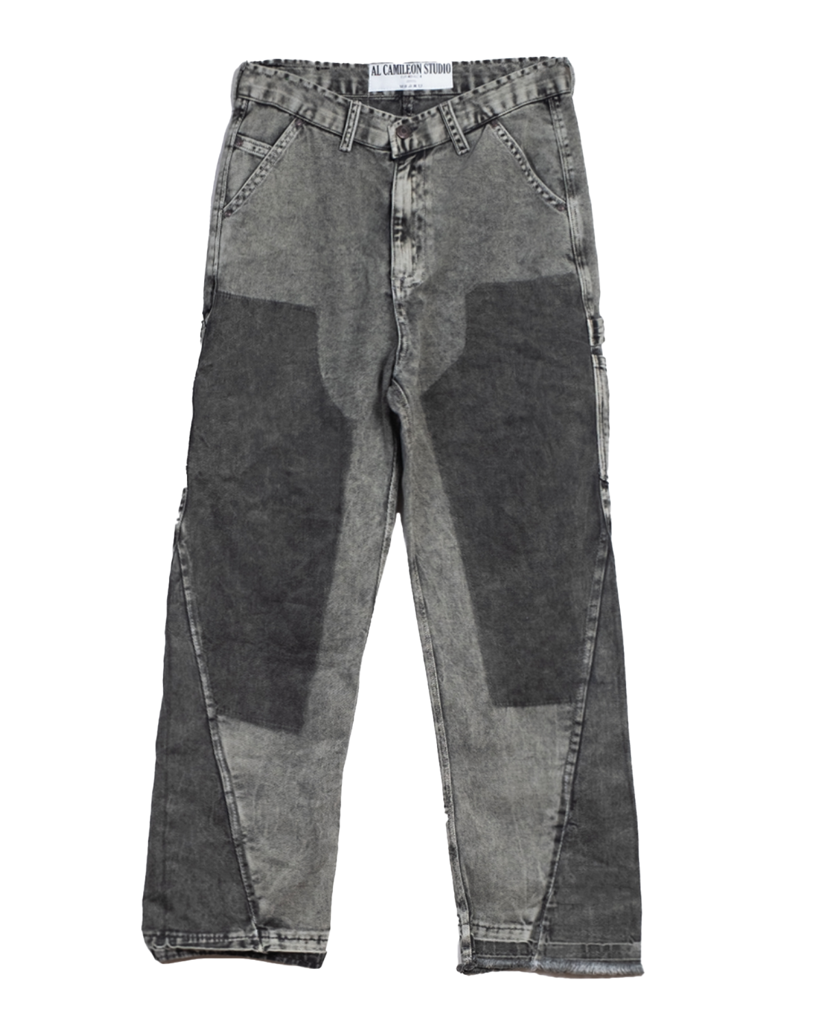 Faded Olive Carpenter Denim Pants-1