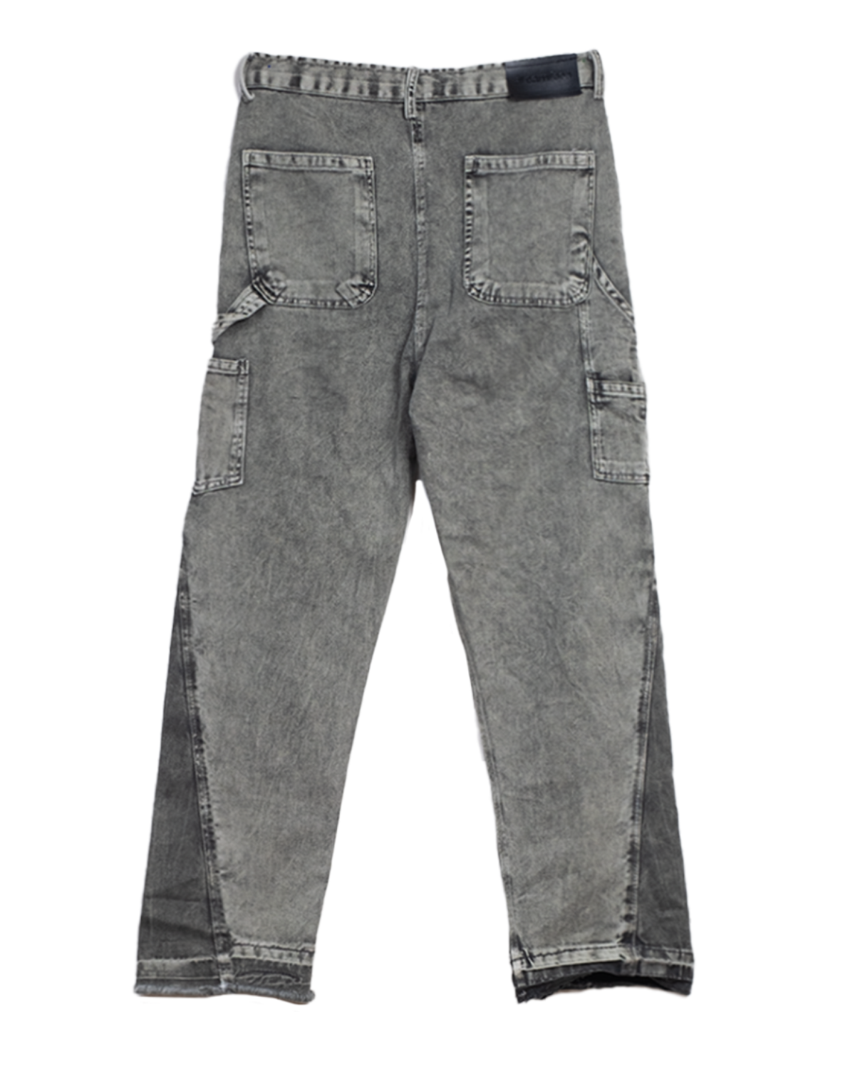 Faded Olive Carpenter Denim Pants-3