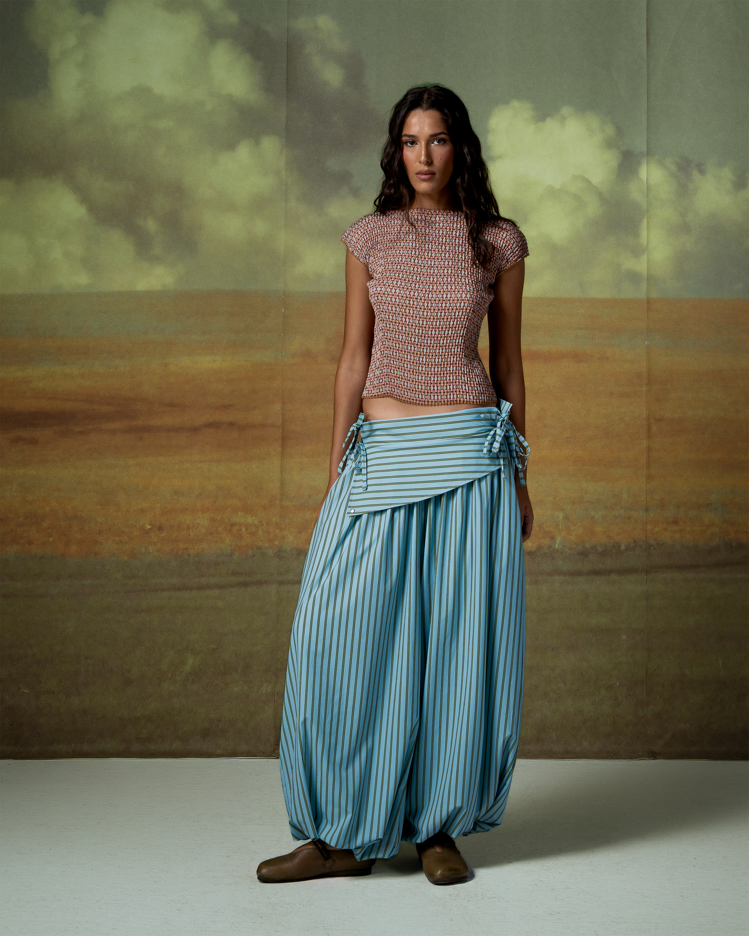 Terracotta Tiles Plisse Top-3