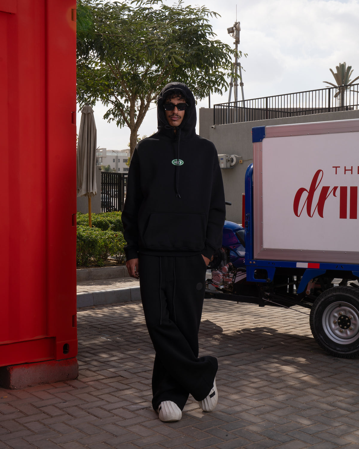 Lights Out Black Sweatpants-2