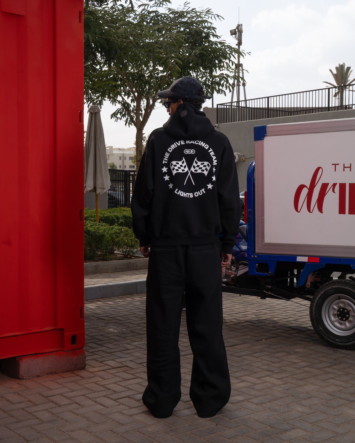 "Lights Out" Black Sweatpants
