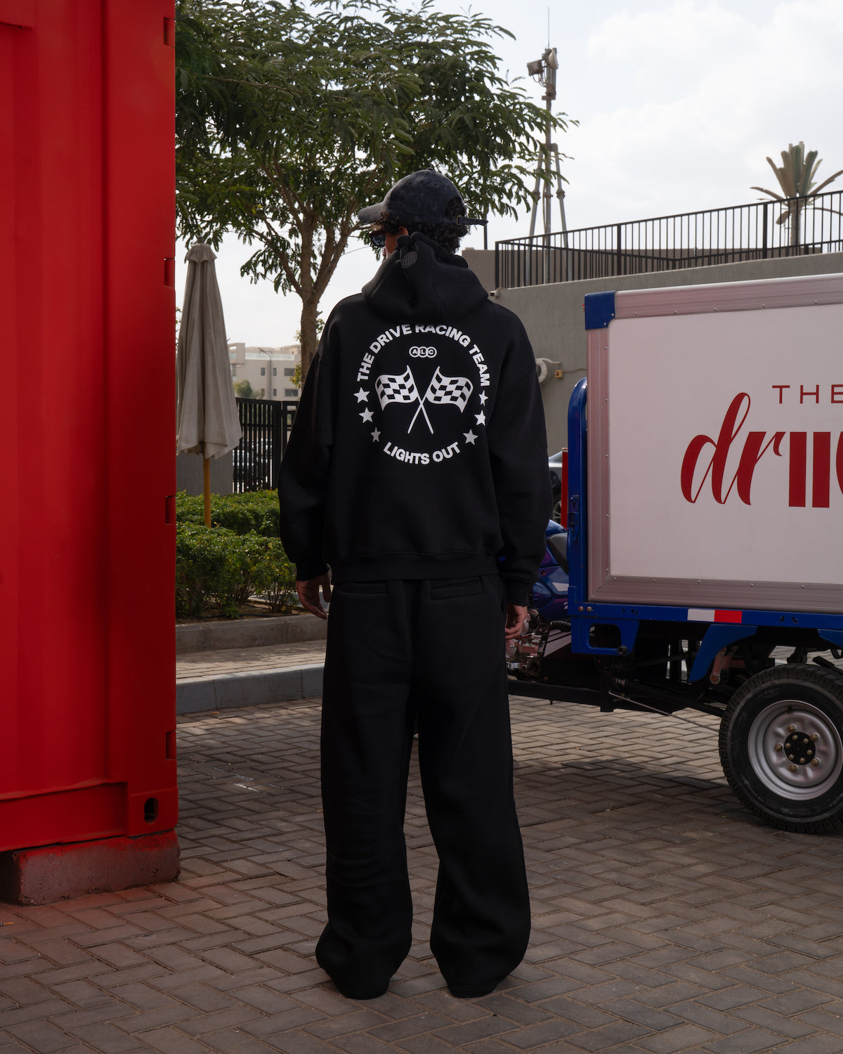 "Lights Out" Black Hoodie-5