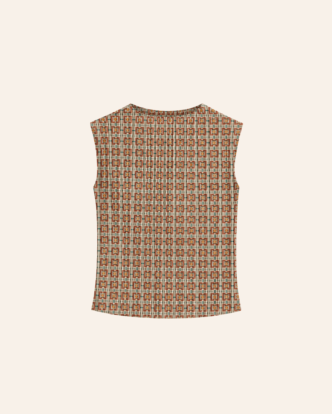 Terracotta Tiles Plisse Top-4