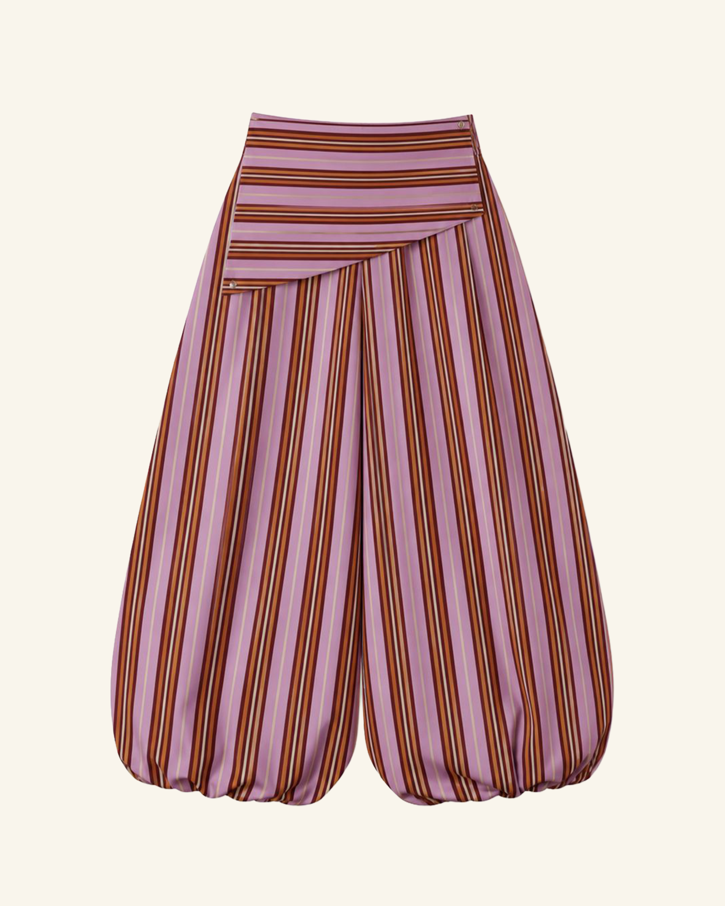Sunset Striped Cloud Pants-5