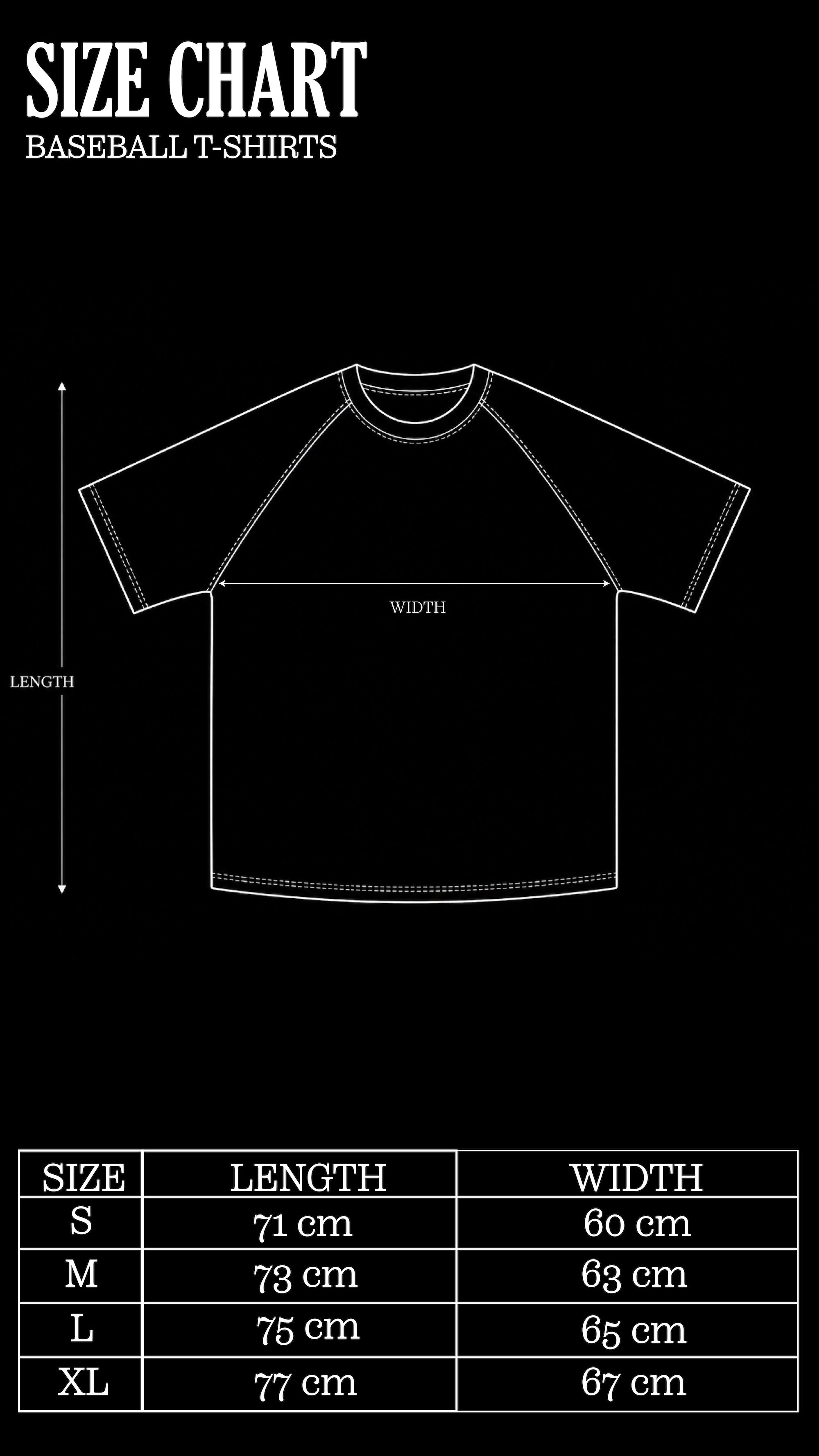 Size Chart for Butter Yellow Printed T-shirt