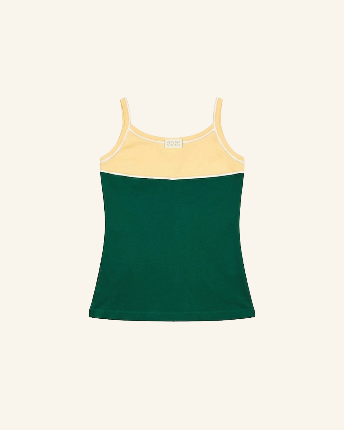 Green Vintage Tank Top-4