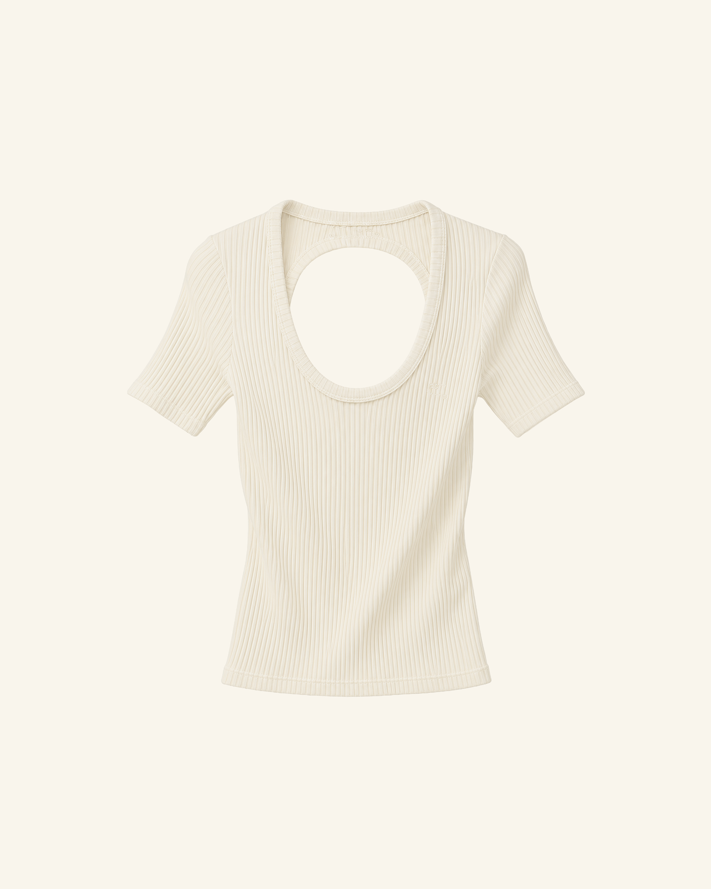 Off-White Scoop Top